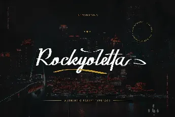 Rockyoletta Calligraphy Script font