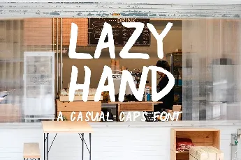 Lazy Hand Free font