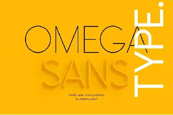 Omega Sans font