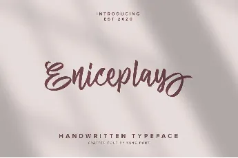 Eniceplay Handwritten font