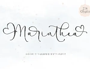 Marinthea font