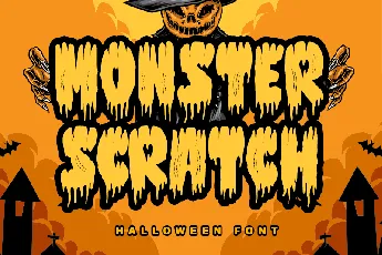 Monster Scratch - Personal use font