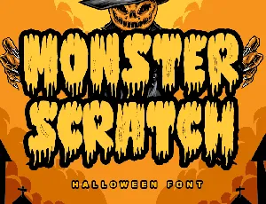 Monster Scratch - Personal use font