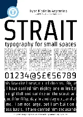 Strait font