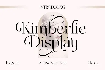 Kimberlie Display font