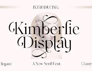 Kimberlie Display font