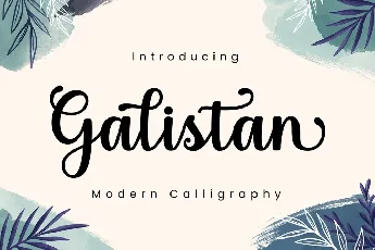 Galistan font