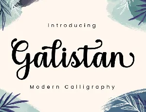 Galistan font