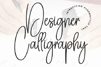 Designer Calligraph Script font