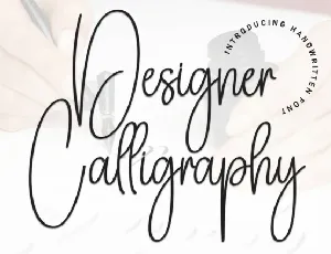 Designer Calligraph Script font