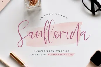 Sanflorida Handwritten Script font