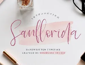 Sanflorida Handwritten Script font