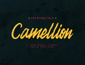 Camellion Brush Free font