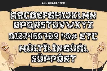 Zombie Mummy1 - Personal use font