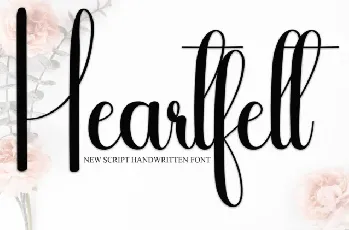 Heartfelt Script font