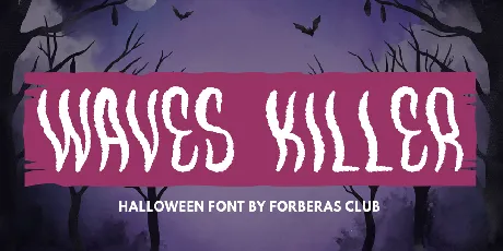 Waves Killer font