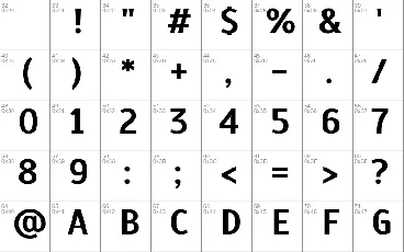 Scada font