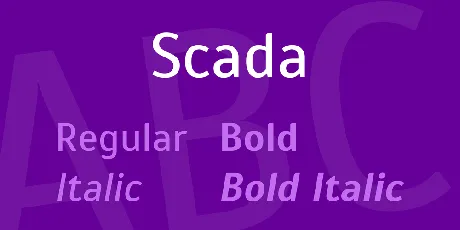 Scada font