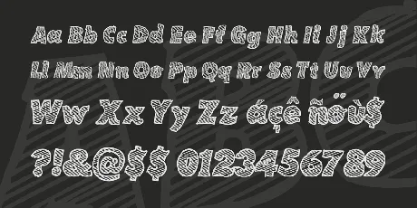 Sketch Coursive font