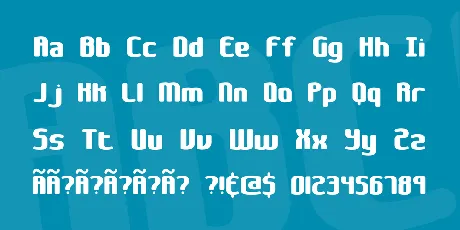 Galapogos BRK font