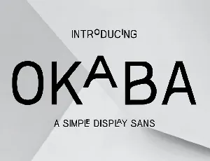 Okaba font