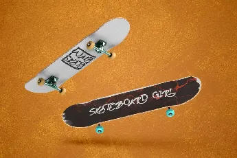 Skateboard Girl font