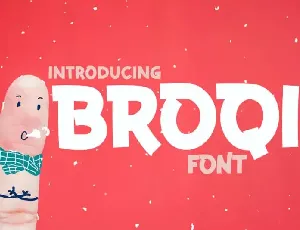 Broqi Display font