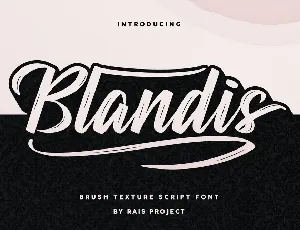 Blandis font