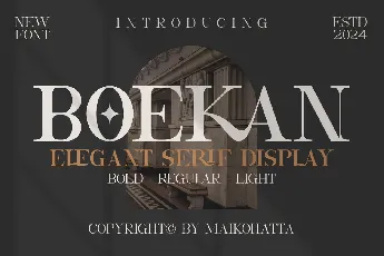 Boekan font