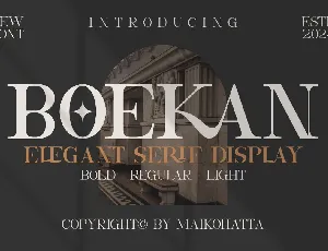 Boekan font