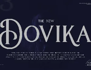 Dovika font