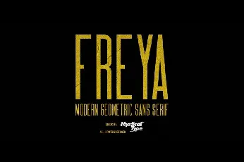 FREYA Family font