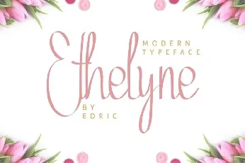 Ethelyne Calligraphy font