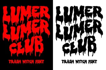 Trash Witch font