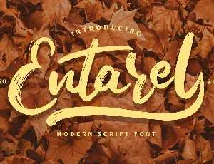 Entarel font