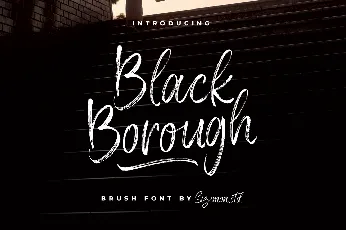 Black Borough Demo font