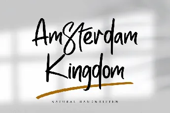 Amsterdam Kindom - Personal use font