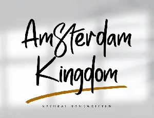 Amsterdam Kindom - Personal use font