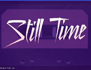 Still Time font