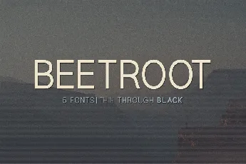 Beetroot font