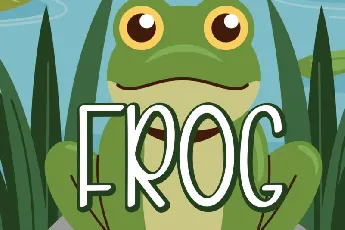 Frog Display font