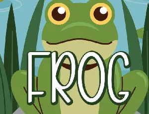 Frog Display font