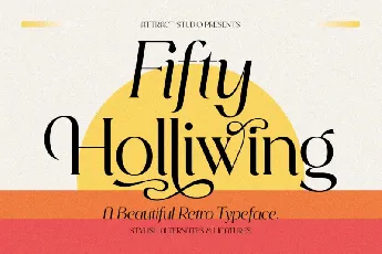 Fifty Holliwing font