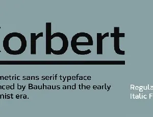 Corbert Family font