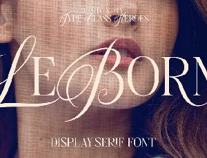 LeBorn font