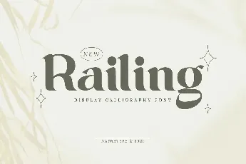 Railing font