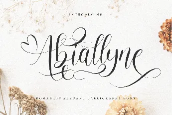 Abiallyne font