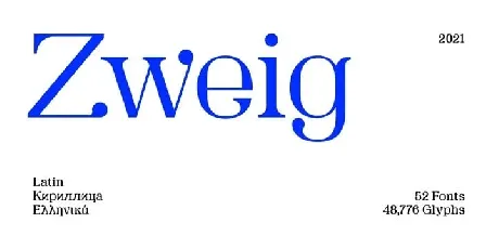 SK Zweig font