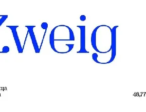 SK Zweig font