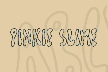 Pinkie Slime font